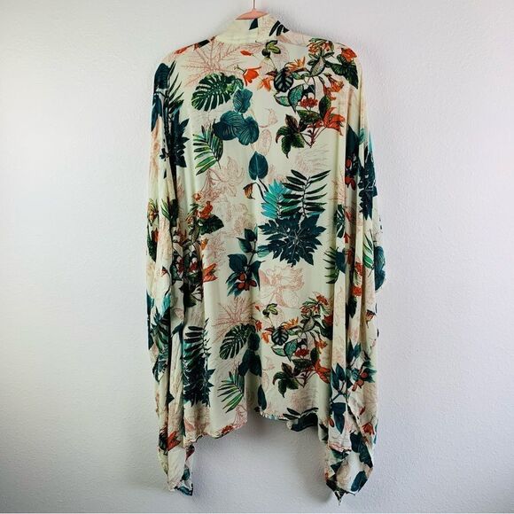 Shein Tropical Print Kimono - Picture 4 of 4
